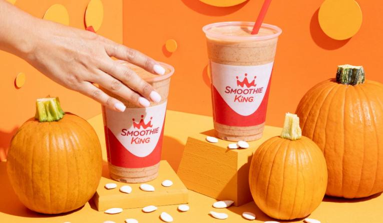 Smoothie King's Pumpkin Flavors Are Back, Just In Time For Fall