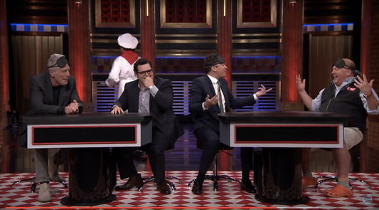 Watch Jimmy Fallon Humiliate Mario Batali and Anthony Bourdain For Charity