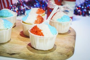 Snow Cone Cupcakes