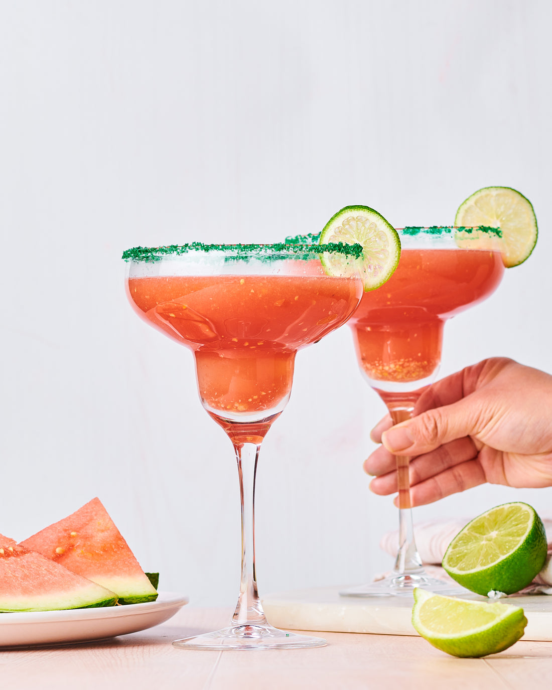 Sour Patch Watermelon Margaritas