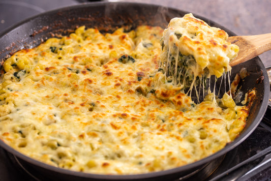 Spinach Artichoke Mac & Cheese