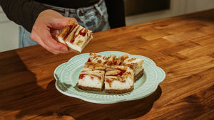 Strawberry Cheesecake Snickerdoodle Bites