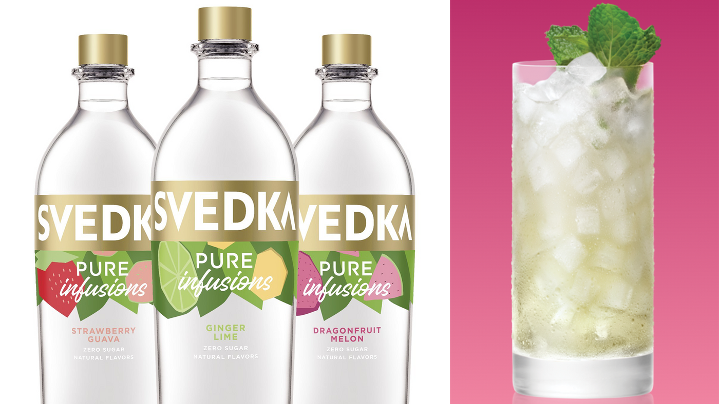 SVEDKA Debuts New Pure Infusions Sugar-Free Flavored Vodka