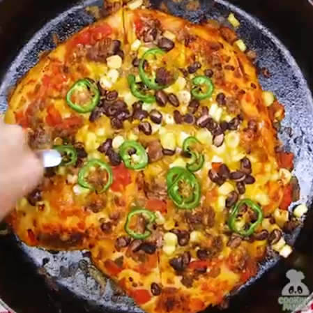 Taco Skillet Pizza