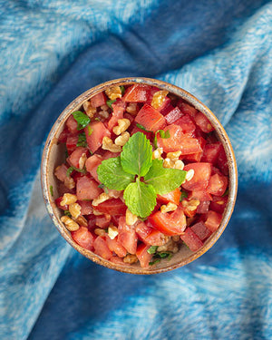 Tomato Salsa with Mint and Walnuts