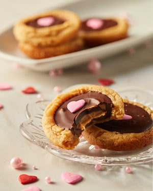 Peanut Butter Cup Valentines Cookies