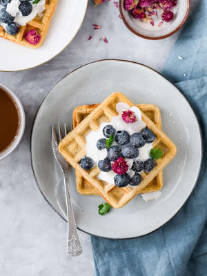 Oat and Coconut Waffles