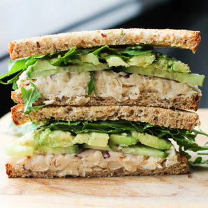 Smashed White Bean and Avocado Sandwich