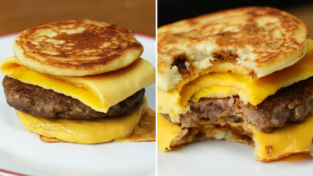 These Burger Pancakes Take Breakfast Burgers To A Whole New Level!