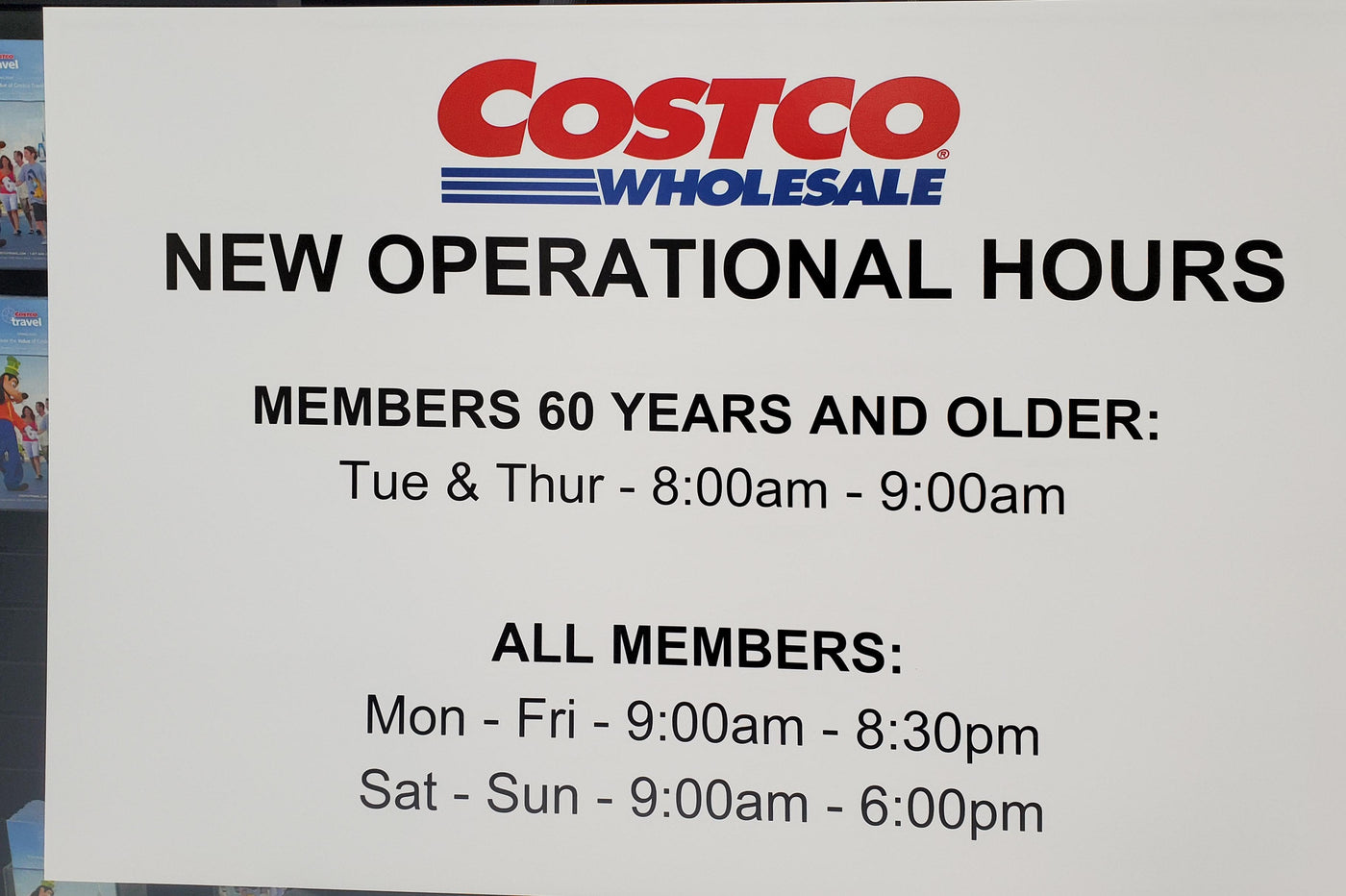 Costco Announces Special Hours For Members 60 And Over