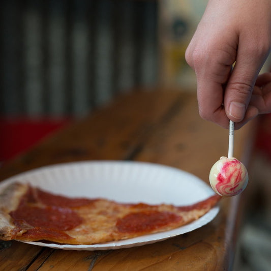 pizzalife||Pizza-Flavored Lollipops