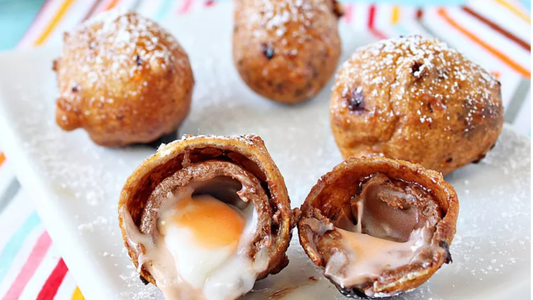 Fried Cadbury Eggs