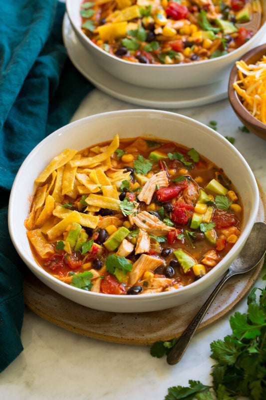 Spicy Chicken Tortilla Soup