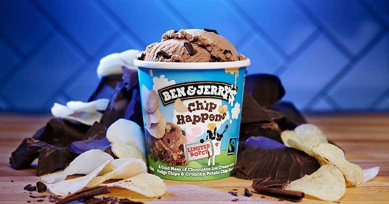Ben & Jerry's Rolls Out An Ice Cream With Potato Chips