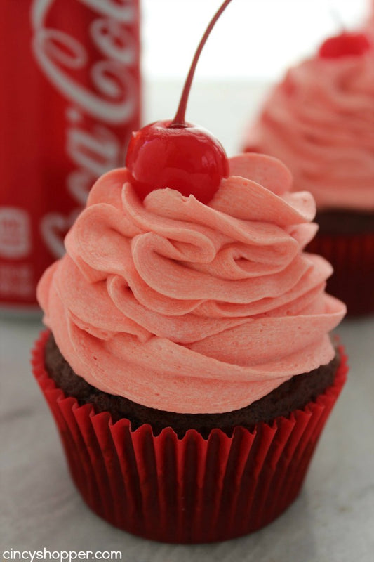 Cherry Coke Cupcake||Cherry Coke Cupcake||Cherry Coke Cupcake