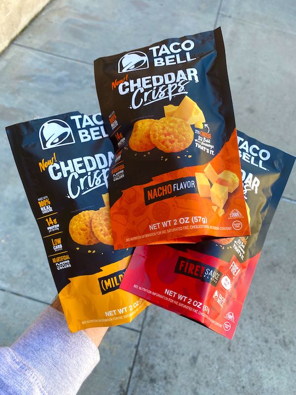 Real Crispy Cheese Snacks Launched by Taco Bell