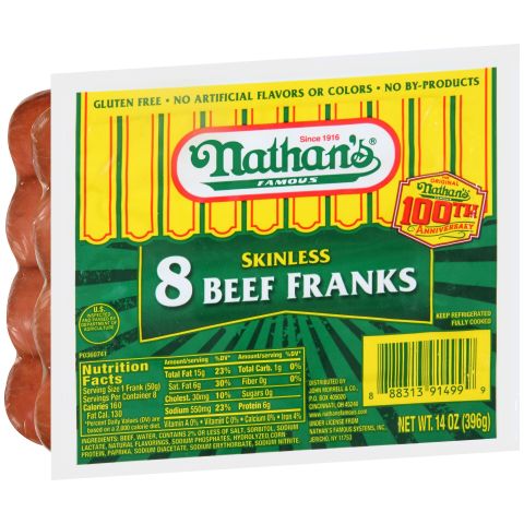 8 Beef Franks||Beef Master
