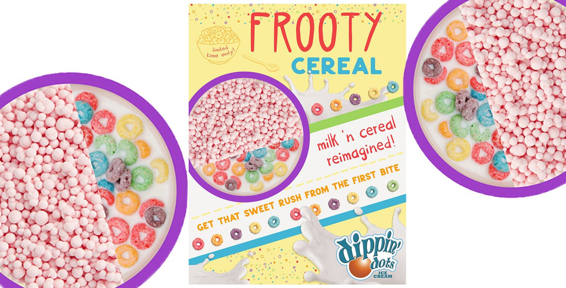 Breakfast for Dessert? Dippin' Dots Announces New Limited-Time Flavor, Frooty Cereal