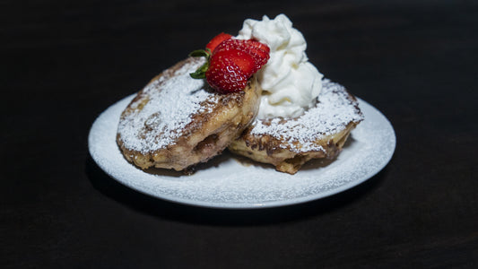 Strawberry Cheesecake English Muffin French Toast