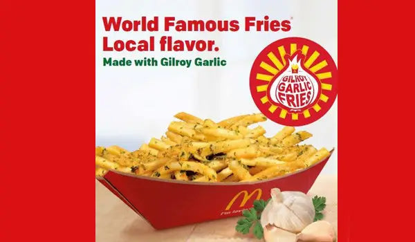 McDonald's Tests Out Made-To-Order Garlic Fries!