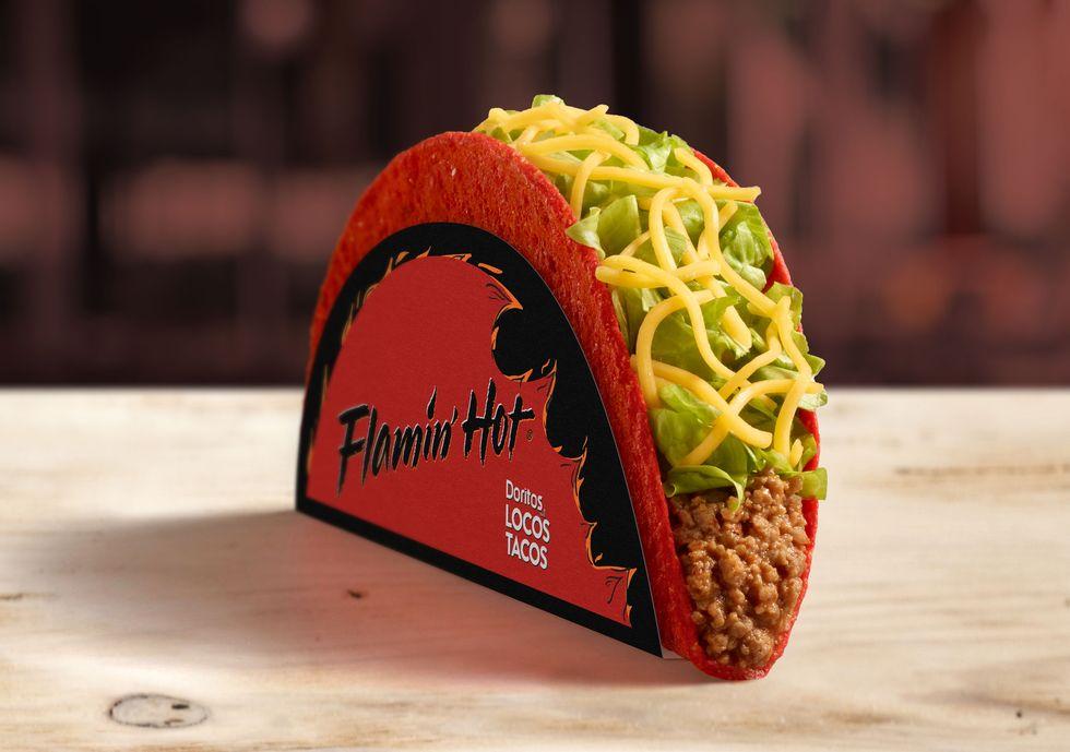 Taco Bell’s Rumored Flamin’ Hot Doritos Locos Tacos Are REAL