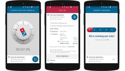 Domino's Pizza Launches 'Zero Click' App (Video)