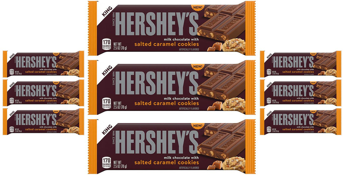 Hershey's New Candy Bar With Salted Caramel Cookie Pieces Has All The Right Flavor