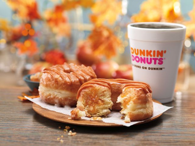 Dunkin-Donuts-Caramel-Apple-Croissant-Donut||dunkin-donuts-reeses-peanut-butter-donut.