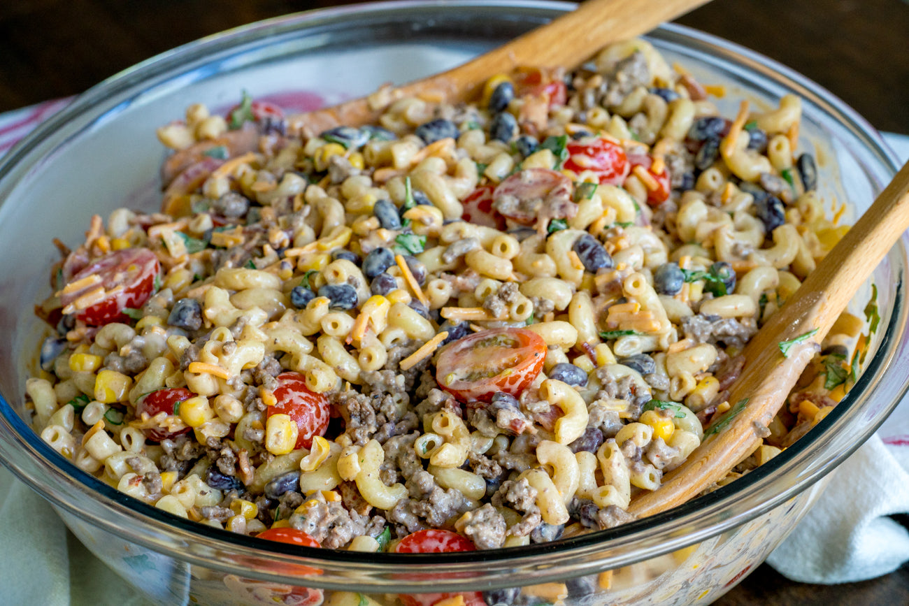 Cowboy Pasta Salad – Cooking Panda