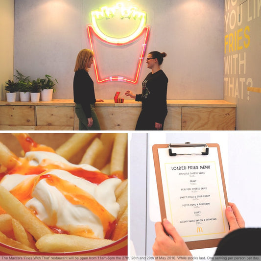 McDonald's Opens A Gourmet Fry Restaurant||McDonald's Opens A Gourmet Fry Restaurant