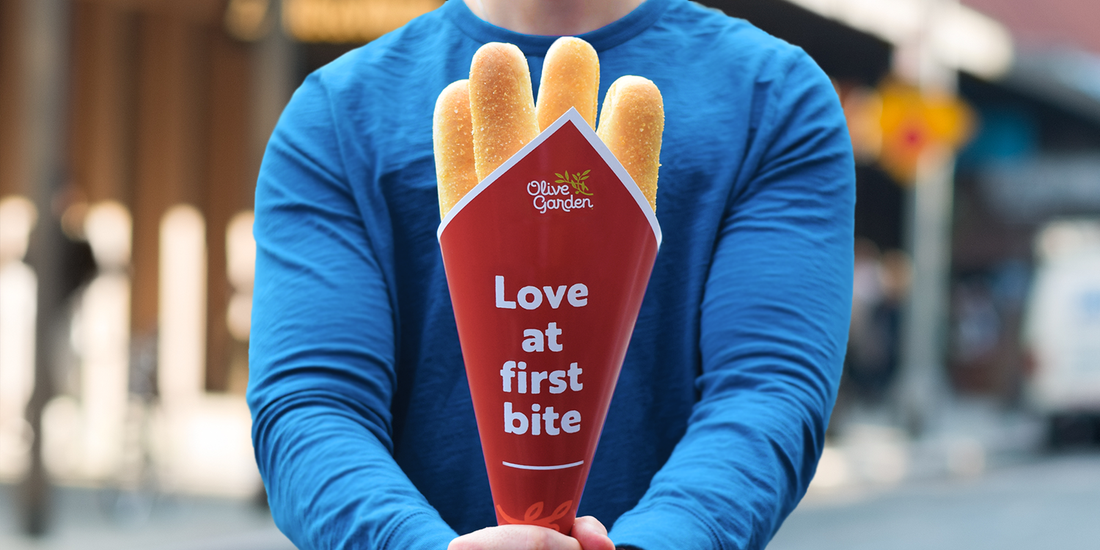 Valentine's Day Olive Garden Breadsticks