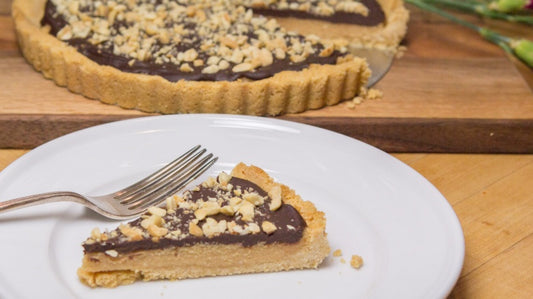 No Baking Required For This Incredible Peanut Butter Fudge Tart