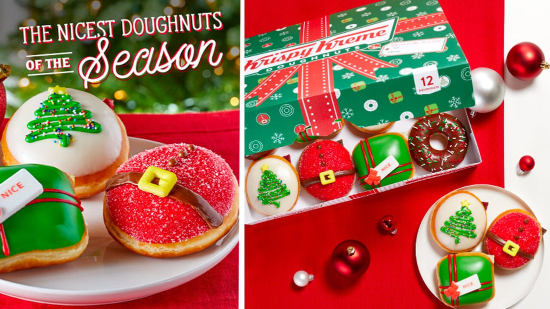 Krispy Kreme's Holiday Donut Line Is Here And It Includes One With A Sugar Cookie Kreme