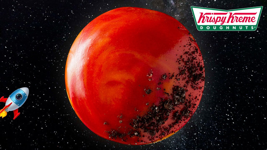 New Krispy Kreme Limited Edition Mars Doughnut Lands Today