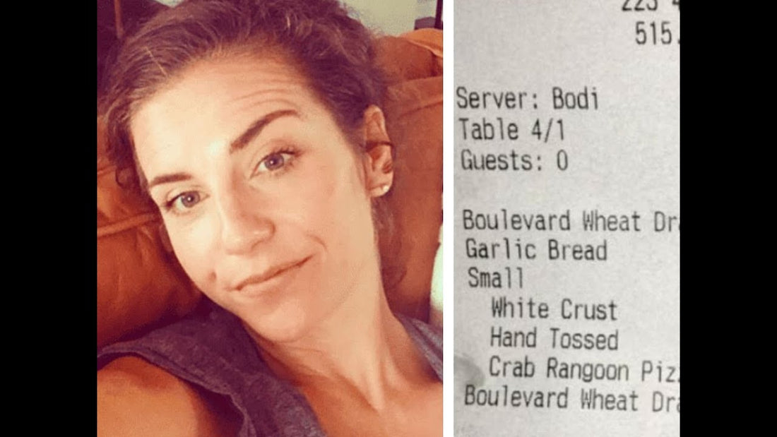 Cancer Patient, Wife Stunned After Seeing The Message A Waitress Wrote On Their Receipt (Photo)