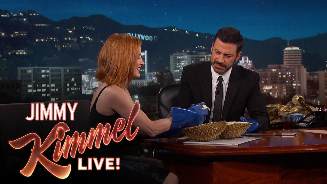 Jimmy Kimmel Tastes Durian For The First Time (Video)