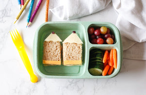 School Lunch with Pencil Sandwiches