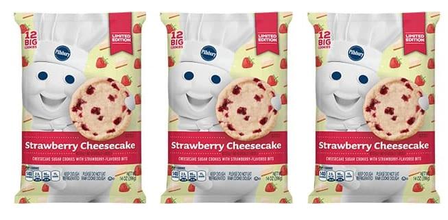 Pillsbury is Hooking You Up with Edible Strawberry Cheesecake Cookie Dough