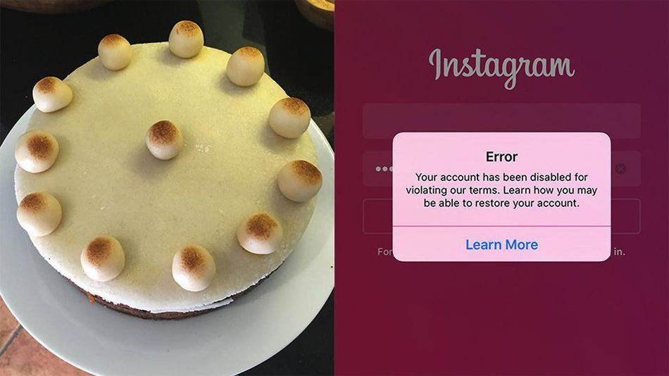 Cake_Instagram_account_suspension.