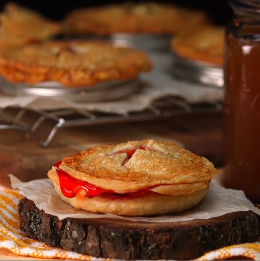 Mason Jar Lid Pies