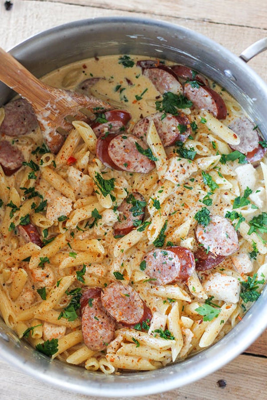 One Pot Cajun Chicken Pasta Alfredo with Sausage||Chicken Piccata||Fancy Meals||One-Pot Poached Shrimp And Orzo